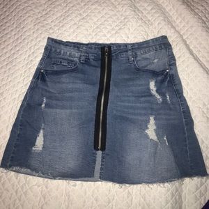 jean skirt